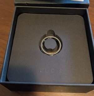 CUDIS Smart Ring. NEW Size 11 Black